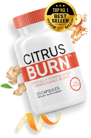 CitrusBurn natural metabolism support supplement bottle